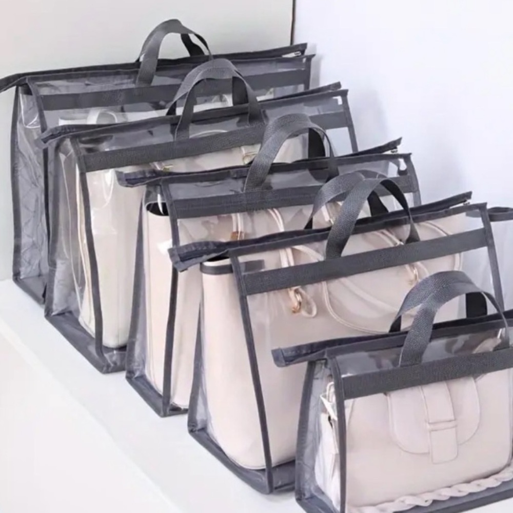 Storage Bags w/ double handle - Clear FRONT - 1 left
